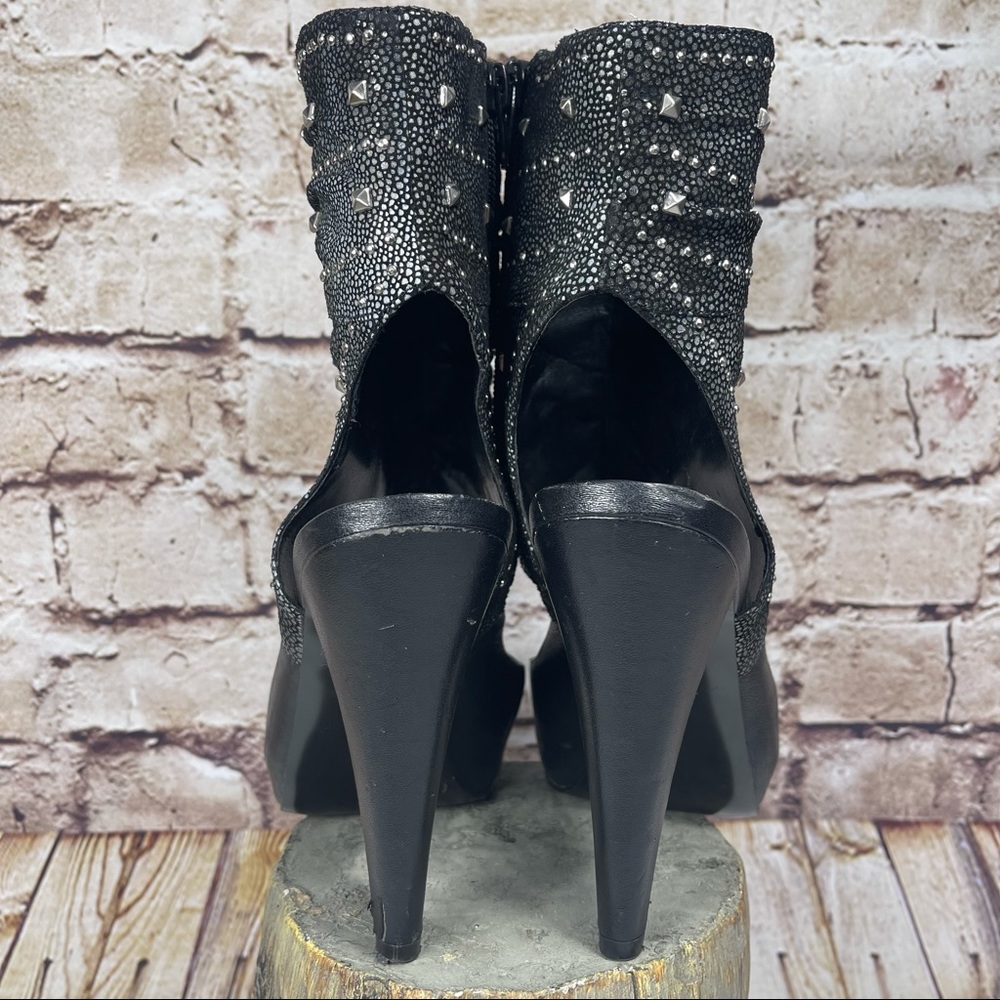 Bcbgeneration Ardelis Stud Boot Open Toe Platform - image 3